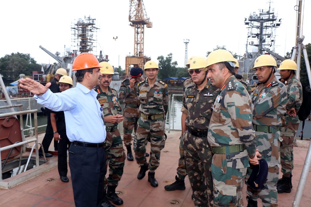 Defence Attache (Designates) visit GRSE on 18 Jun 19