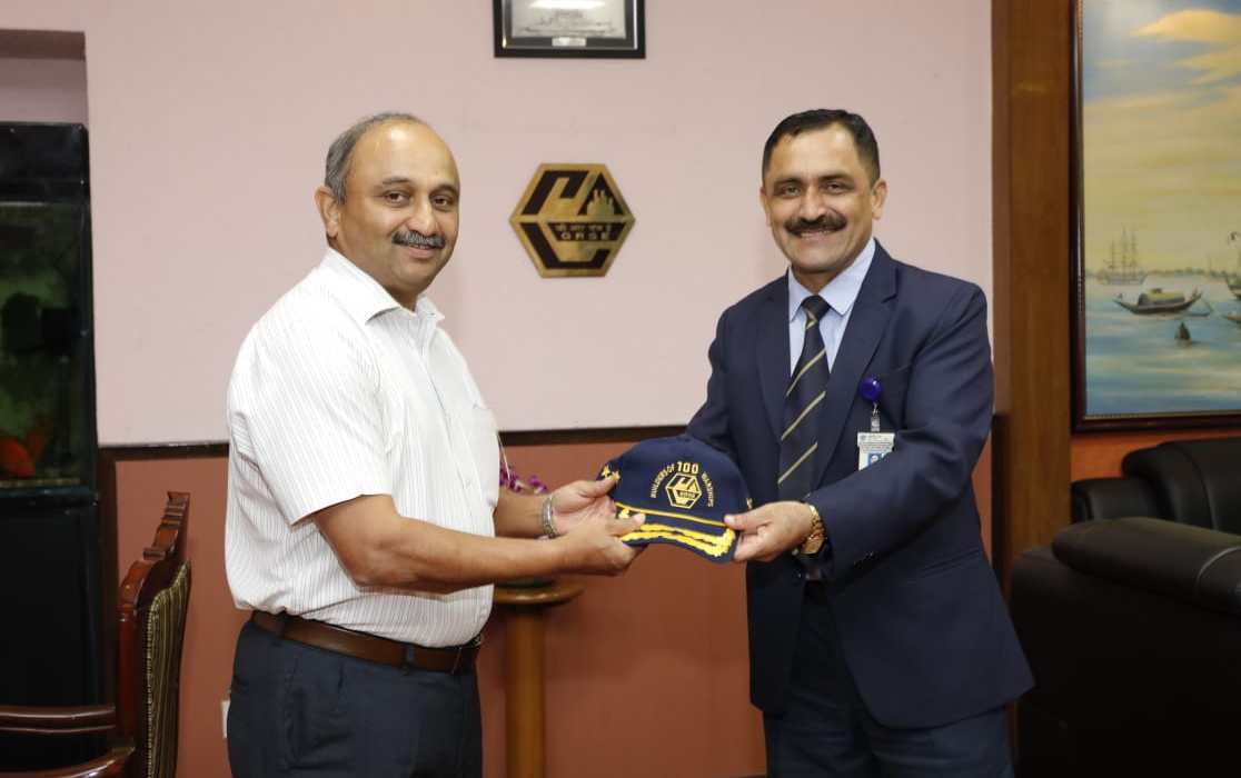 Maj Gen Beji Mathews, Chief Of Staff, HQANC visits GRSE on 03 Oct 19