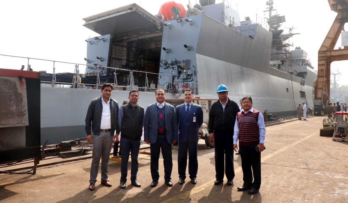 Shri Santosh Kumar, IA & AS, Principal Director of Commercial Audit, visits GRSE on 20 Dec 19