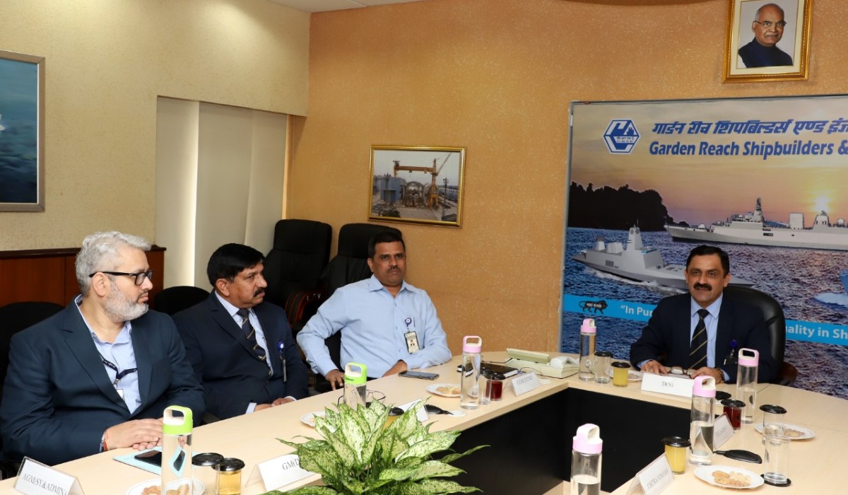Shri. Sudhir Kumar Saxena, IPS, ADG/ North CISF visits GRSE on 27 Dec 19
