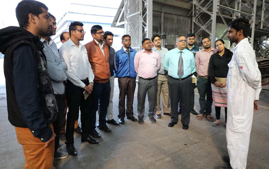 Junior Engineers (QA) visit GRSE on 11 Feb 20