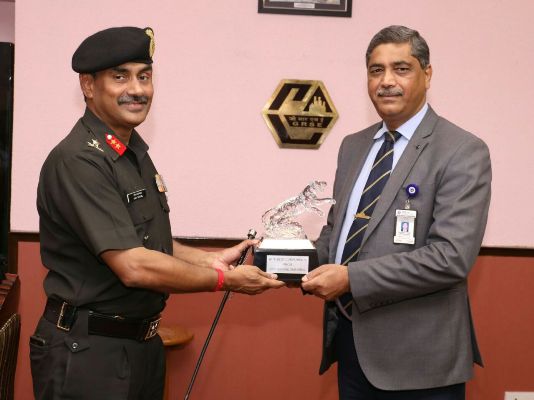 Major General AK Sanyal, VSM, GOC, Bengal Area visited GRSE on 09 Aug 18