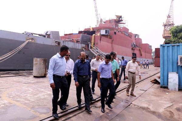 DA Designates visits GRSE on 14 Sep 18