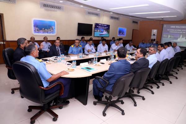 Vice Admiral B.K Verma, AVSM, CINCAN, visited GRSE, Kolkata on 26 Oct 18