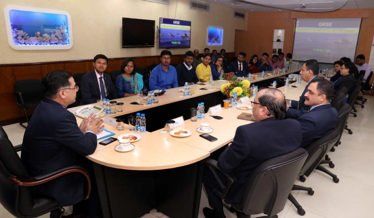 Navy Attachment of IAS Officer Trainees visit GRSE on 27 Dec 18