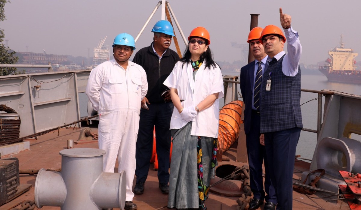 Ms.Gargi Kaul, IA & AS, FA(DS) visits GRSE on 18 Jan 19