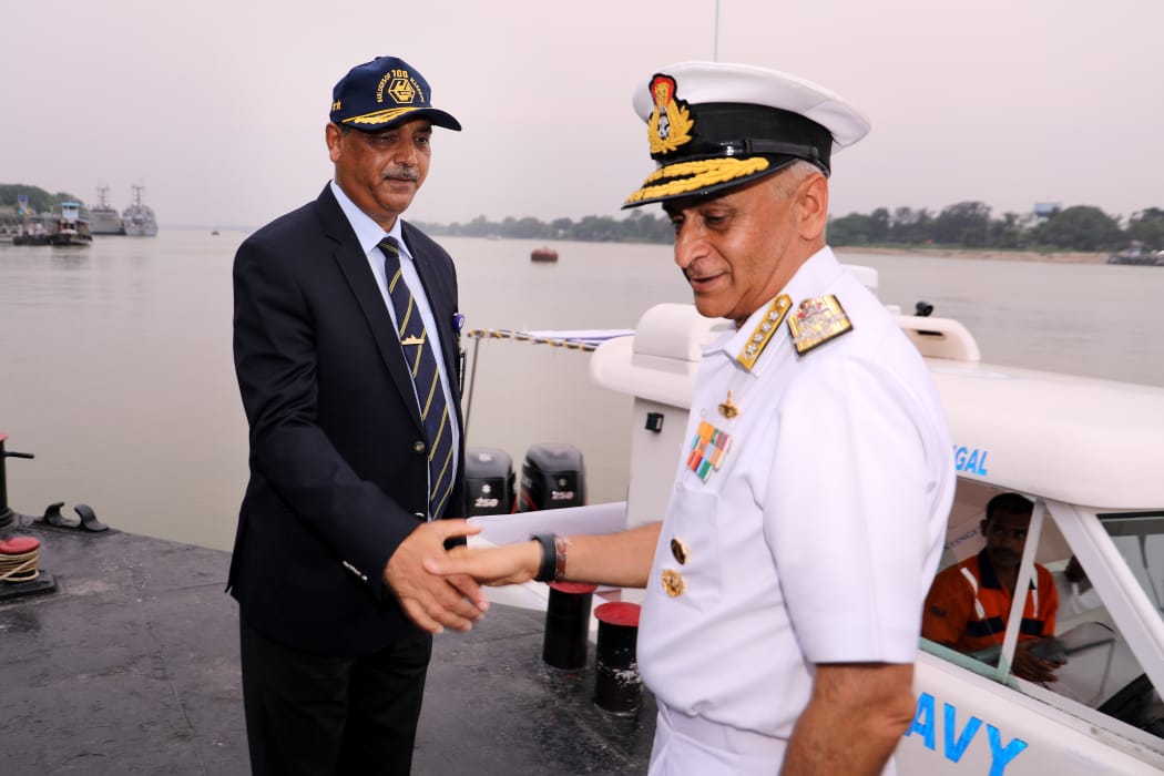 Admiral Sunil Lanba, PVSM, AVSM, ADC, Chief of Naval Staff visits GRSE on 14 May 19