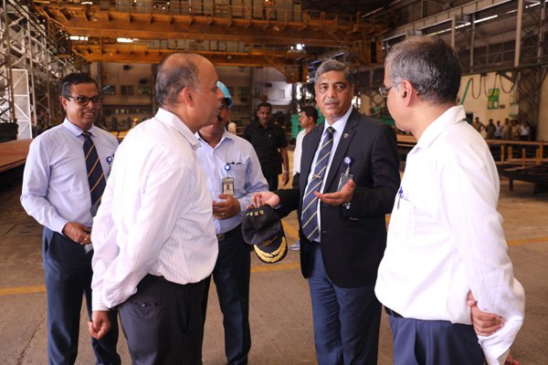Dr. Ajay Kumar, Secretary (Defence Production) visits GRSE on 07 Jul 18 and inaugurates the Virtual Reality Lab