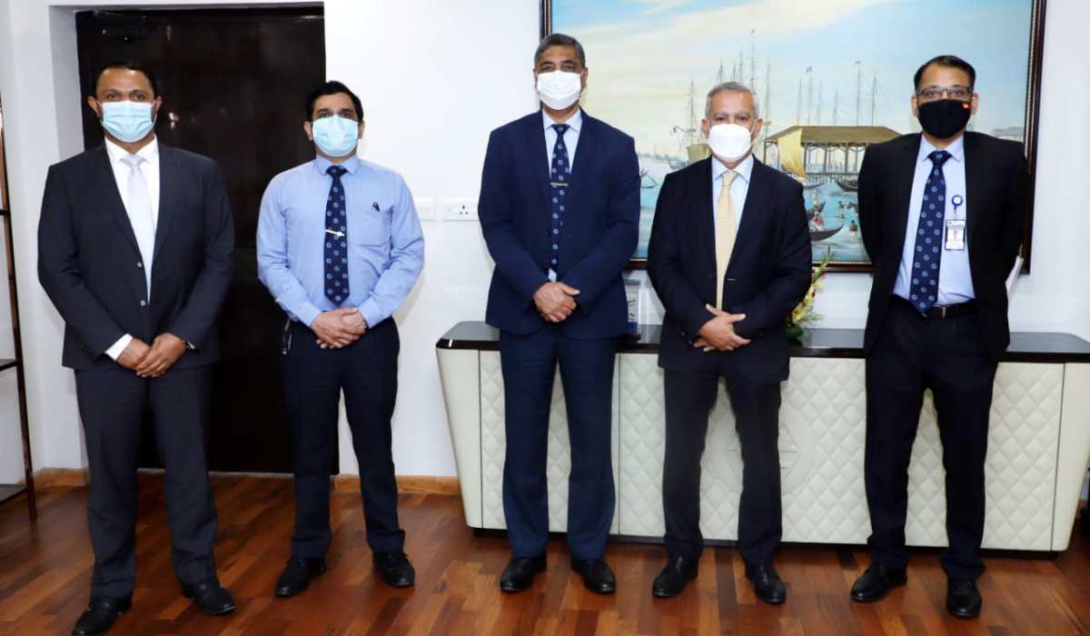 UAE Navy Delegates visits GRSE on 15 Mar 21