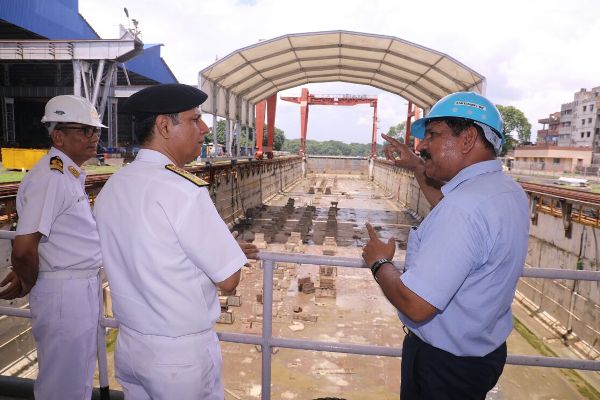 Visit of Rear Admiral Ajay Kochhar, NM, ACWP&A to GRSE on 28 Aug 18