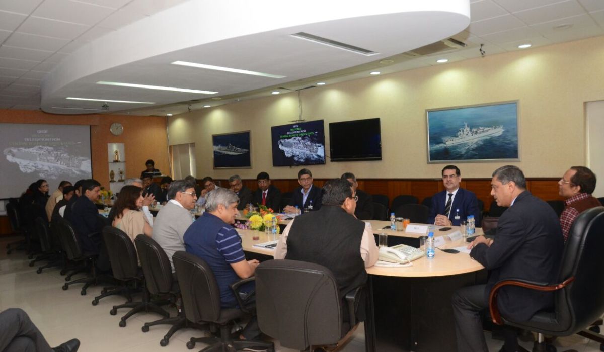 Member, Central Board of Direct Taxes Visited GRSE on 10 Dec 17