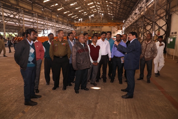 Officers from Defence Institute of Quality Assurance visited GRSE on 11 Jan 18