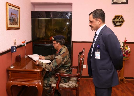 Officers from Defence Institute of Quality Assurance visited GRSE on 11 Jan 18