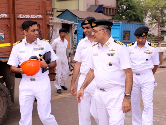 Visit of Captain Saket Khanna,NA (Desig) to GRSE on 27 Mar 18