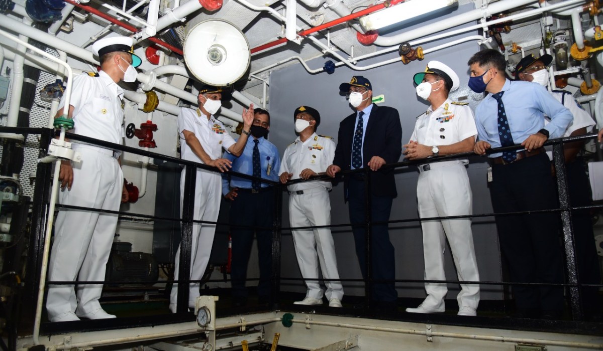 Adm Karambir Singh, PVSM, AVSM, ADC,CNS Visits GRSE on 09 Sep 21