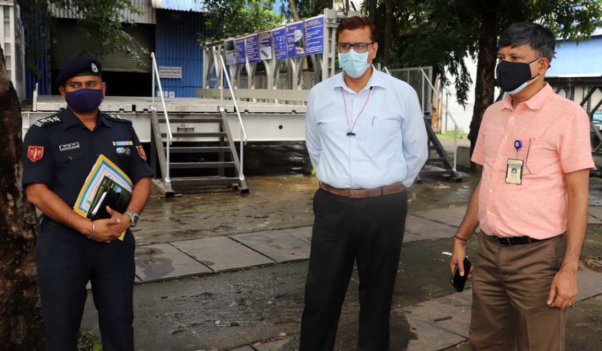NDRF Team visited BB Unit of GRSE on 15 Sept 21