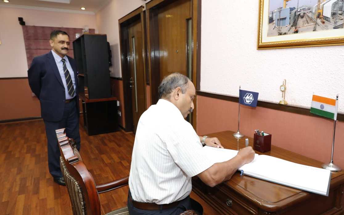 Maj Gen Beji Mathews, Chief Of Staff, HQANC visits GRSE on 03 Oct 19