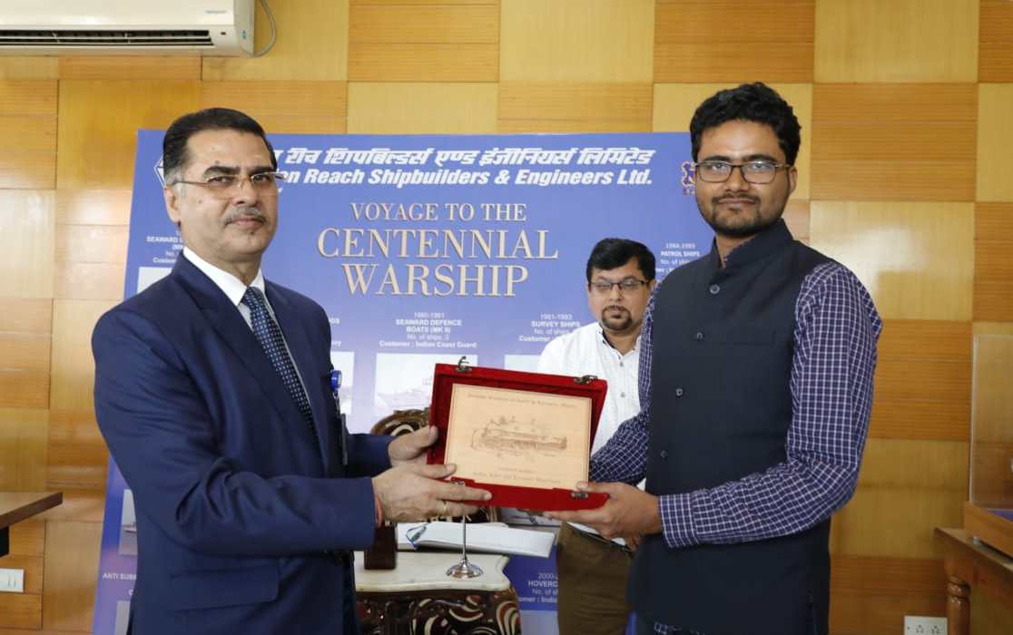IA & AS Officer Trainees visit GRSE, Kolkata on 15 Nov 19