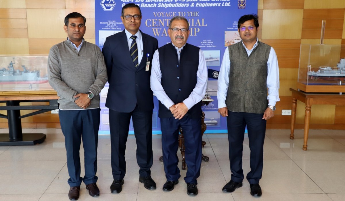 IDSA Study Team visit GRSE on 10 Jan 20