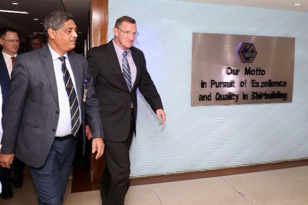 Delegation from US Consulate visit GRSE on 11 May 18