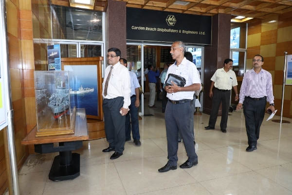 Visit of Officers from Defence Institute of Quality Assurance to GRSE on 12 June 18