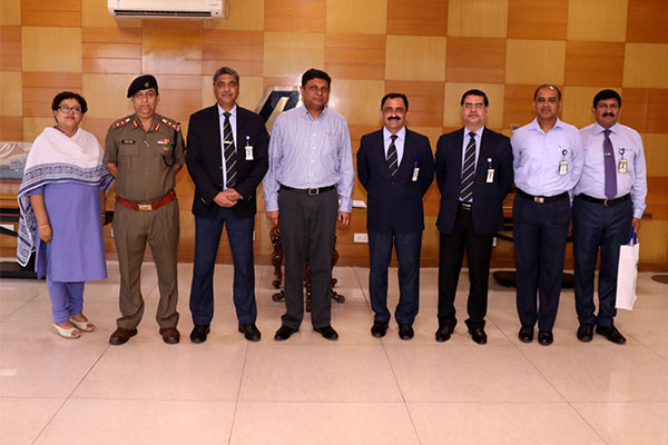 Shri Apurva Chandra, IAS Director General (Acquisition), MOD visited GRSE on 12 Oct 18.