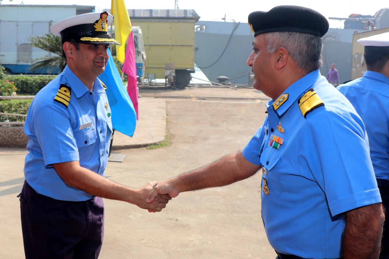Rear Admiral Sanjay Datt, CSO (Tech) visits GRSE on 15 Feb 19