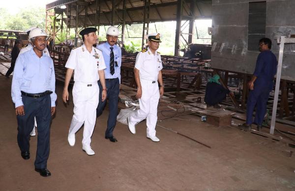 Visit of Rear Admiral Ajay Kochhar, NM, ACWP&A to GRSE on 28 Aug 18