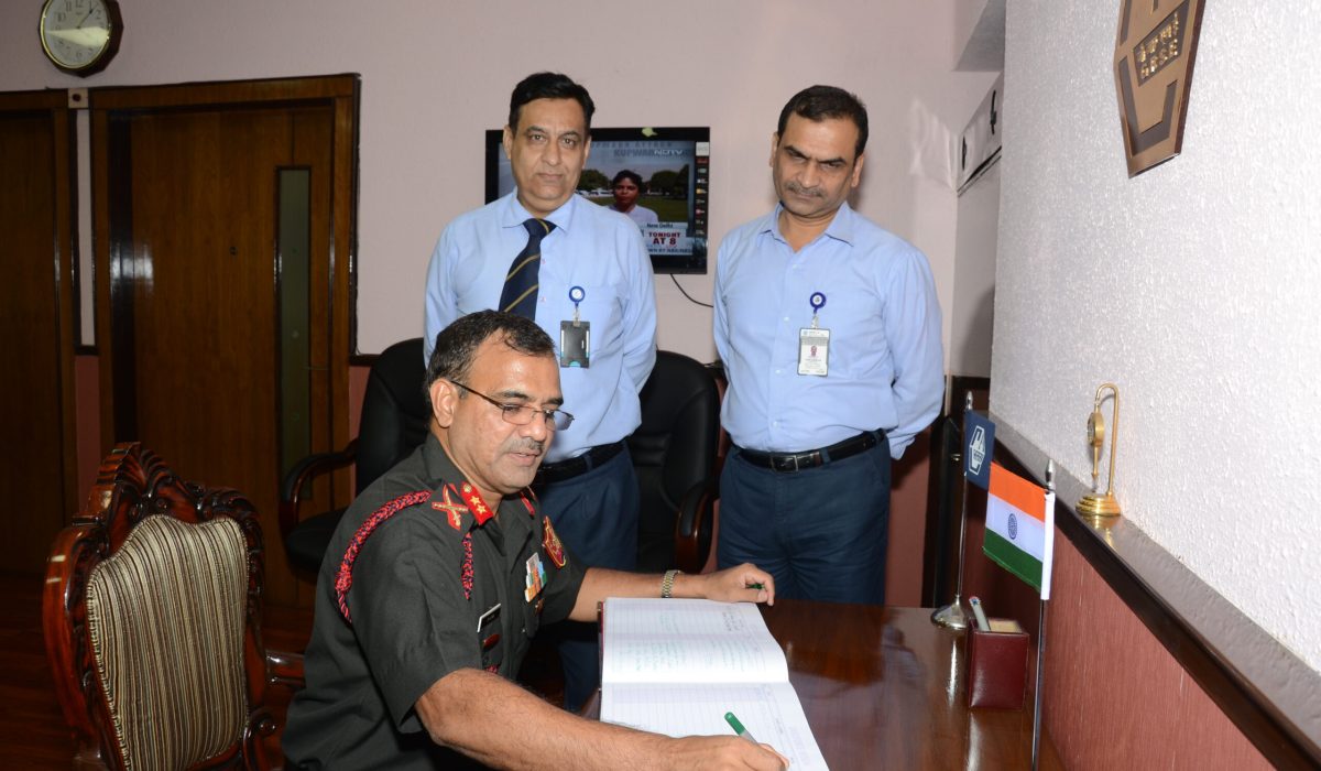 Visit of Chief of Staff, Andaman Nicobar on 27 Apr 17