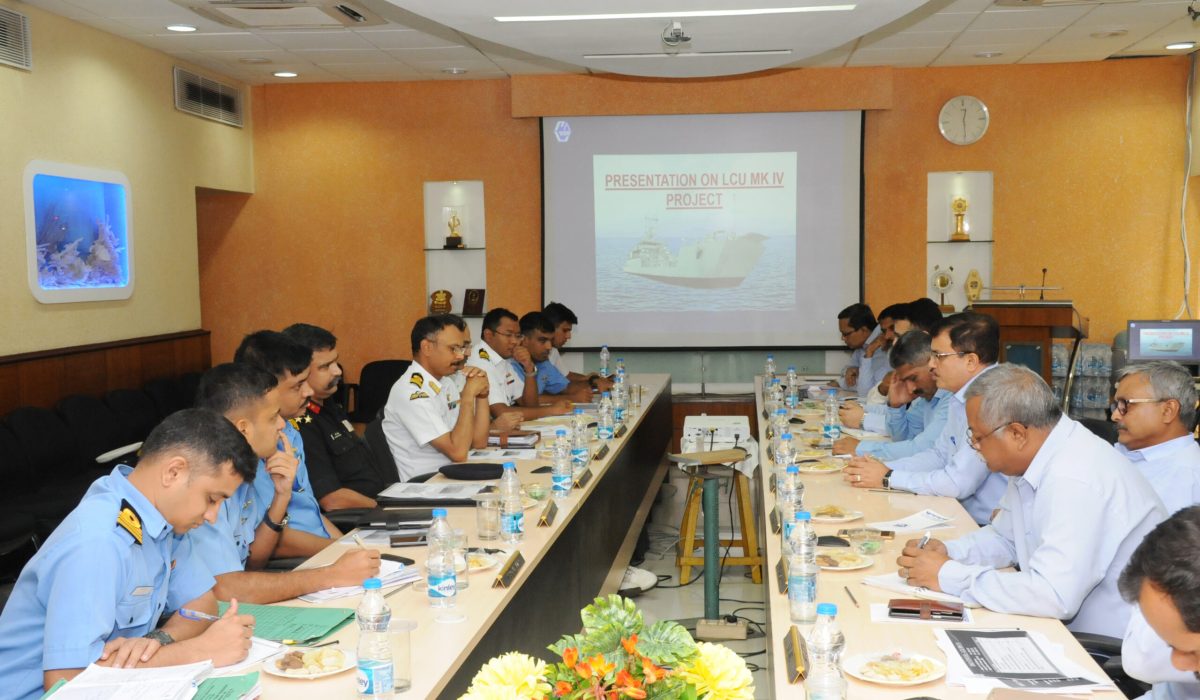 Brigadier S.Y. Deshmukh, CSO (Tech) / HQ ANC visits GRSE on 29 May 17