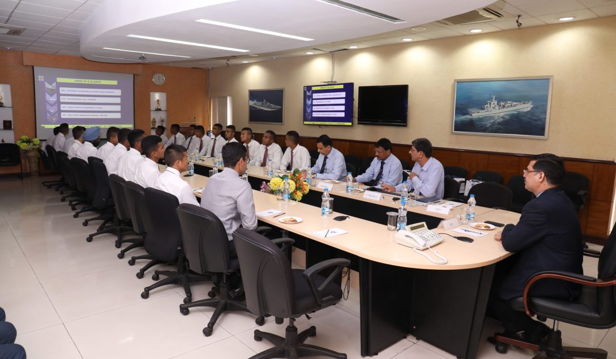 Cadets of Officer Training Academy of Gaya visit GRSE on 15 Sep 17