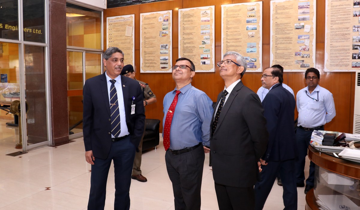 Bangladesh Army War College Delegation visits GRSE on 06 Oct 17