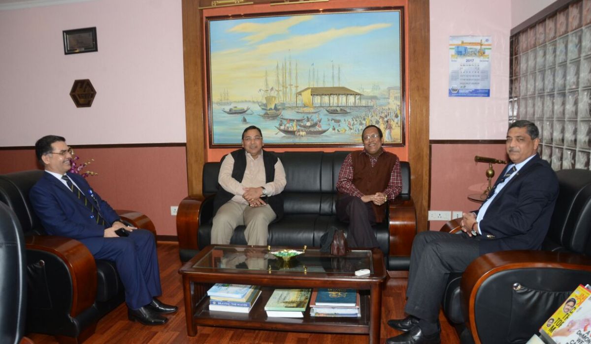 Member, Central Board of Direct Taxes Visited GRSE on 10 Dec 17