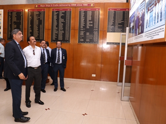 Visit of Shri M A Lincon, PCDA ( Navy ) to GRSE on 26 Mar 18