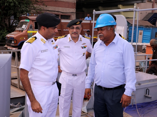 Visit of Captain Saket Khanna,NA (Desig) to GRSE on 27 Mar 18