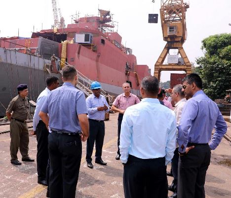 DA Designates visits GRSE on 14 Sep 18