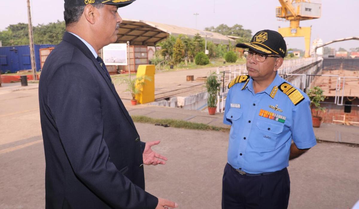 Vice Admiral AK Saxena, AVSM, VSM, CWP&A, visited GRSE on 30 Nov 18