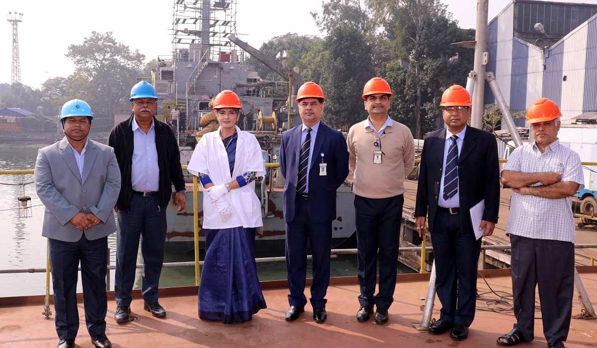 Smt. Alka Sharma, IDAS, PCDA(Navy), visits GRSE on 21 Dec 18