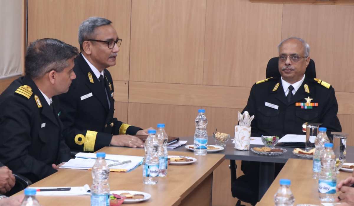 Rear Admiral G.K. Harish, VSM, DGND(SSG) visits GRSE on 21 Dec 18
