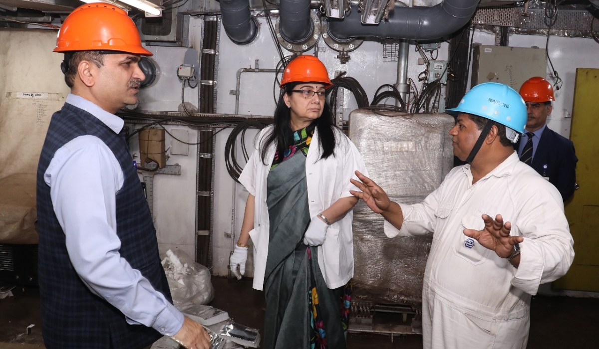 Ms.Gargi Kaul, IA & AS, FA(DS) visits GRSE on 18 Jan 19