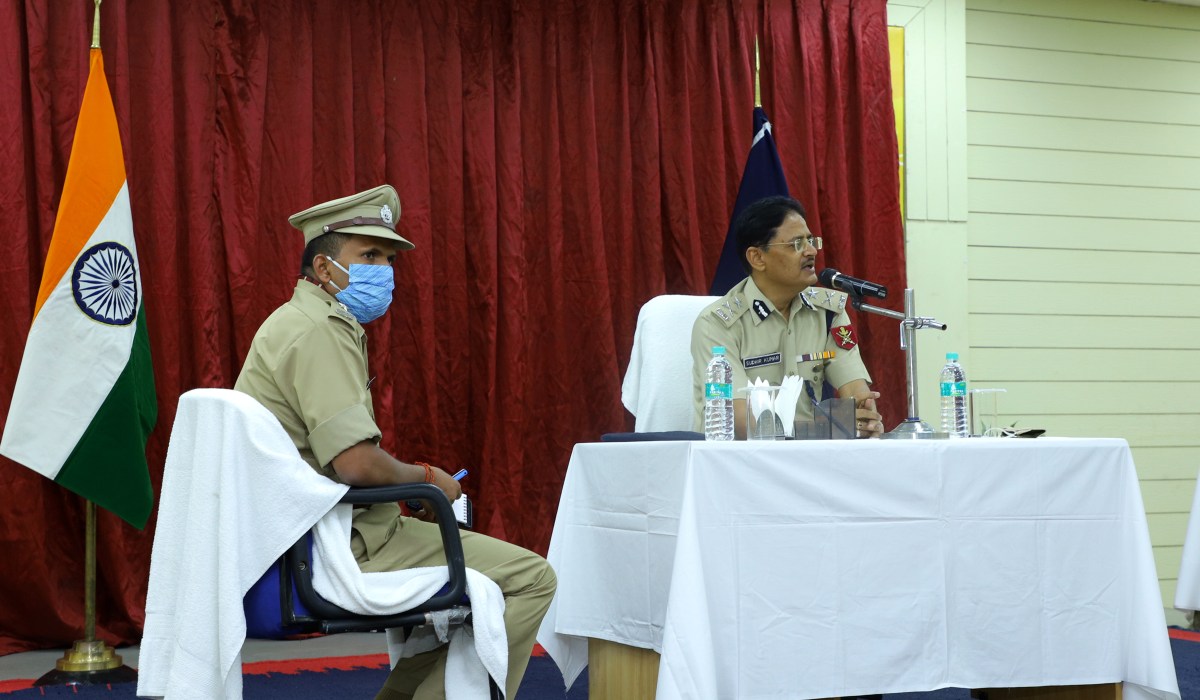 Shri Sudhir Kumar, IG SES HQRS vists GRSE on 09 Apr 21