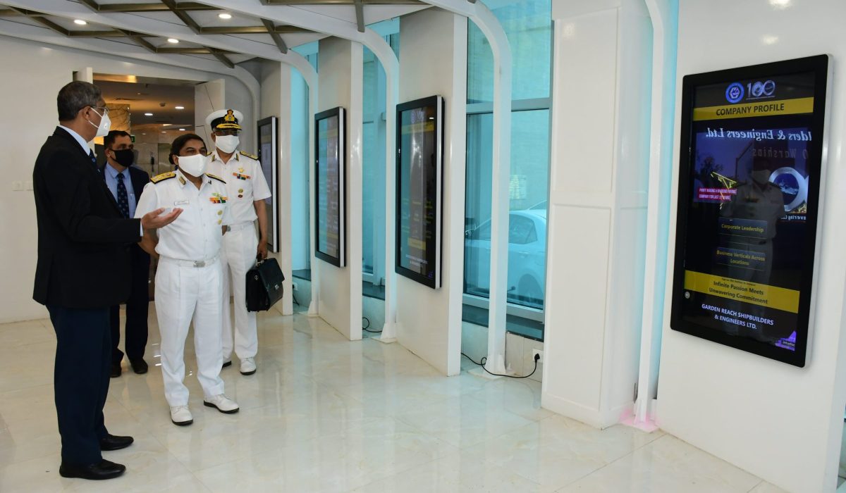 Vice Admiral Sandeep Naithani, AVSM, VSM, Controller of Warship Production & Acquisition visits on 05 Mar 21
