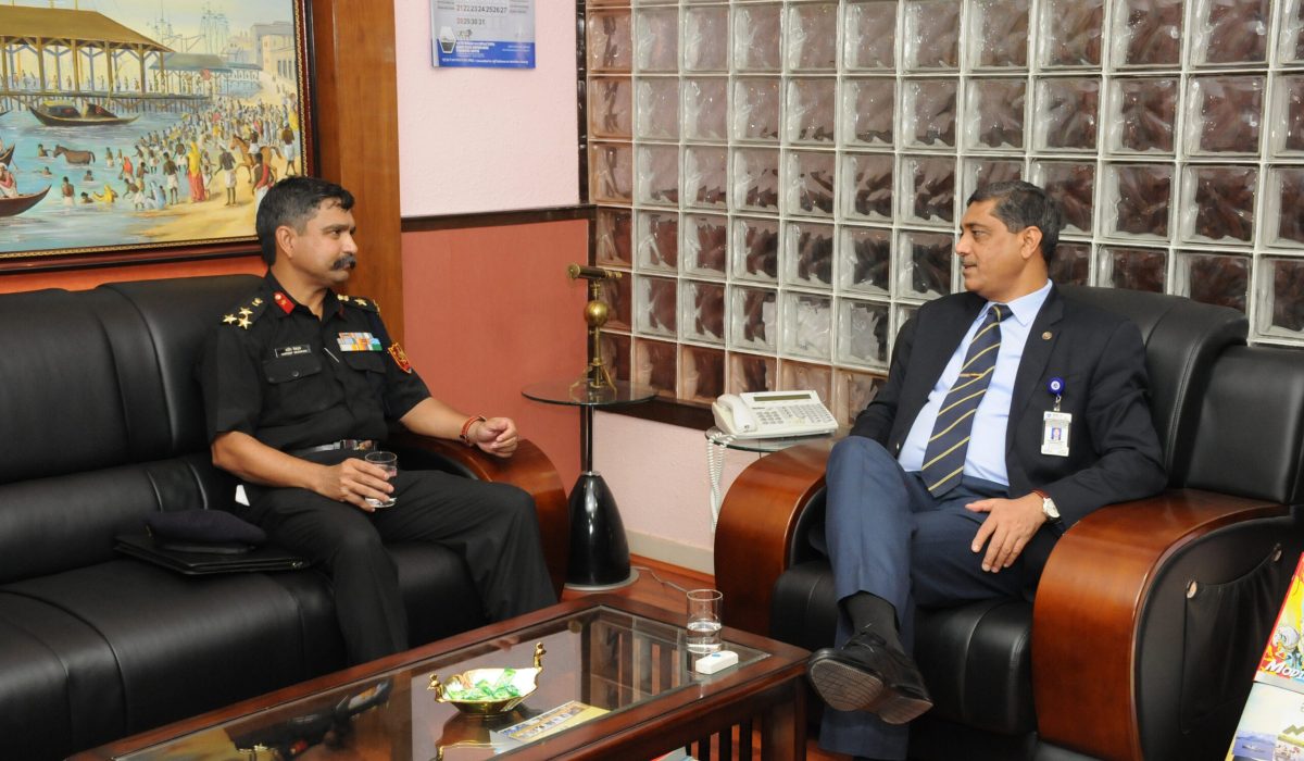 Brigadier S.Y. Deshmukh, CSO (Tech) / HQ ANC visits GRSE on 29 May 17