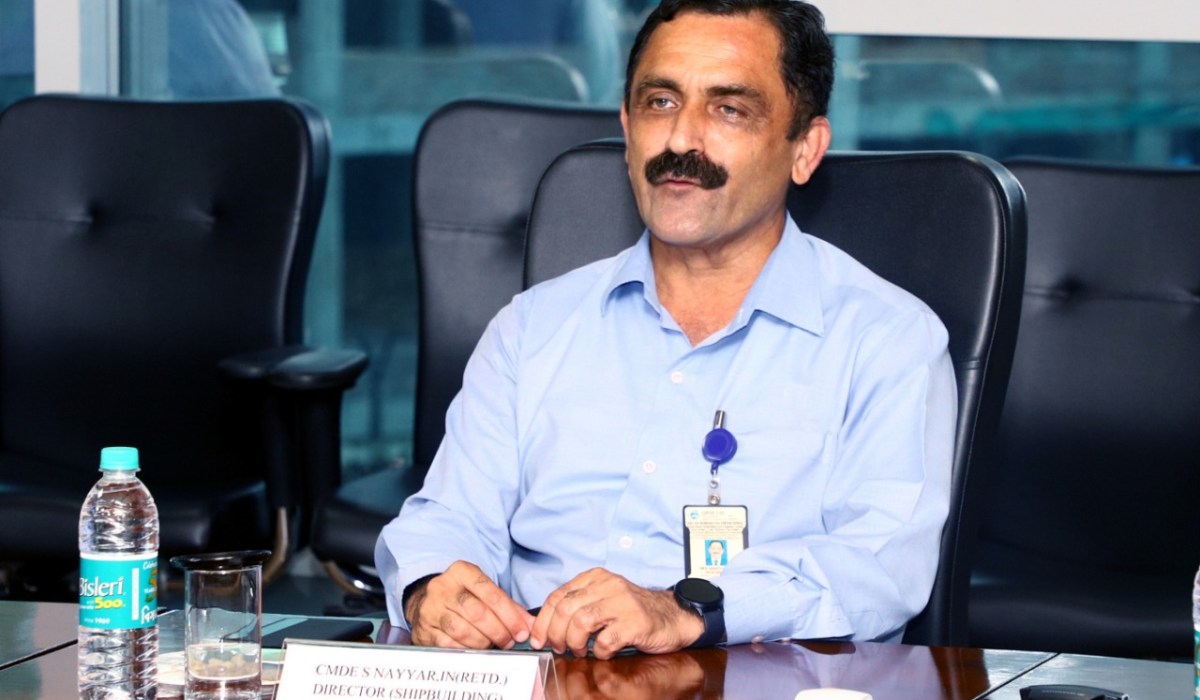 R Adm Sanjay Sadhu, NM ,CSO (Tech), HQENC Visited GRSE On 03 Sep 21