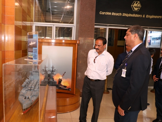 Visit of Shri M A Lincon, PCDA ( Navy ) to GRSE on 26 Mar 18