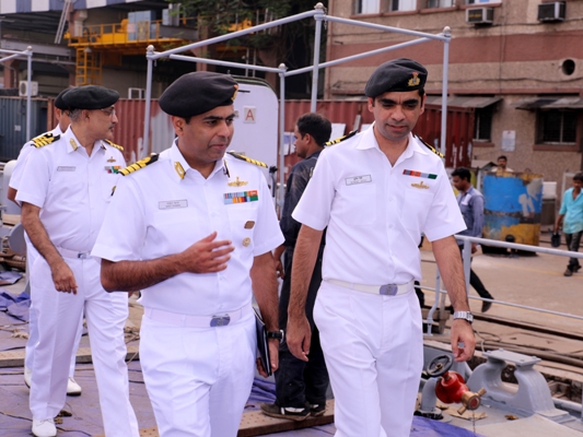 Visit of Captain Saket Khanna,NA (Desig) to GRSE on 27 Mar 18