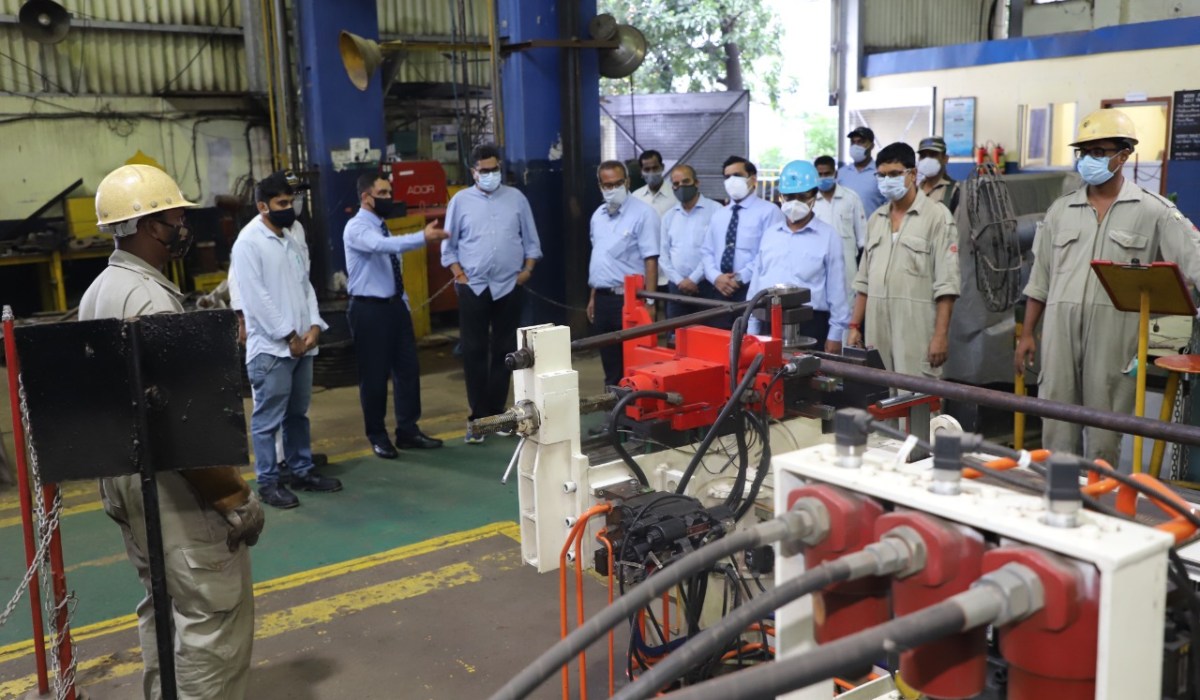 Shri Sanjay Jaju,AS (DP) Visited GRSE on 20 Sep 21