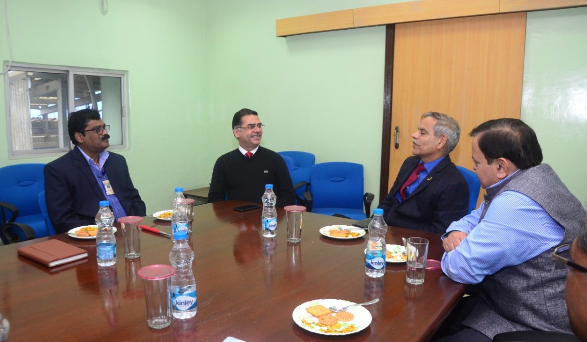 Major General Mohan Ram ADGQA (EE)/ Delhi and Mr. A.K Anand, SQAO/SQAE(EE)/Kolkata visit GRSE on 29 Jan 2020