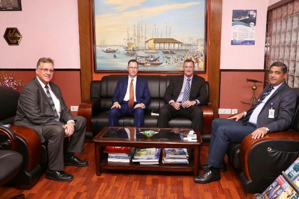 Delegation from US Consulate visit GRSE on 11 May 18