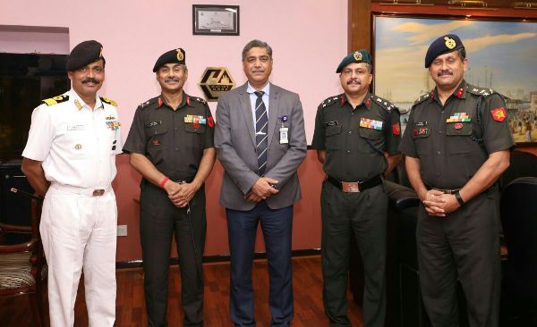 Major General AK Sanyal, VSM, GOC, Bengal Area visited GRSE on 09 Aug 18